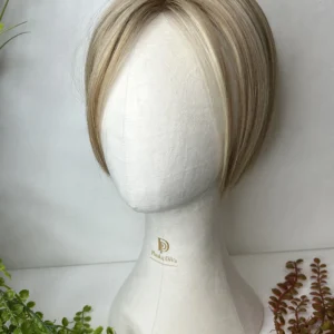 Viršugalvis/pusperukis  natural blond šilk bazė
