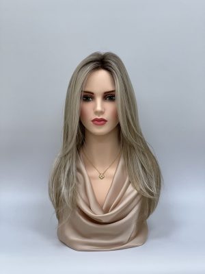GLOWFIBER perukas Šaltas blondas 60cm