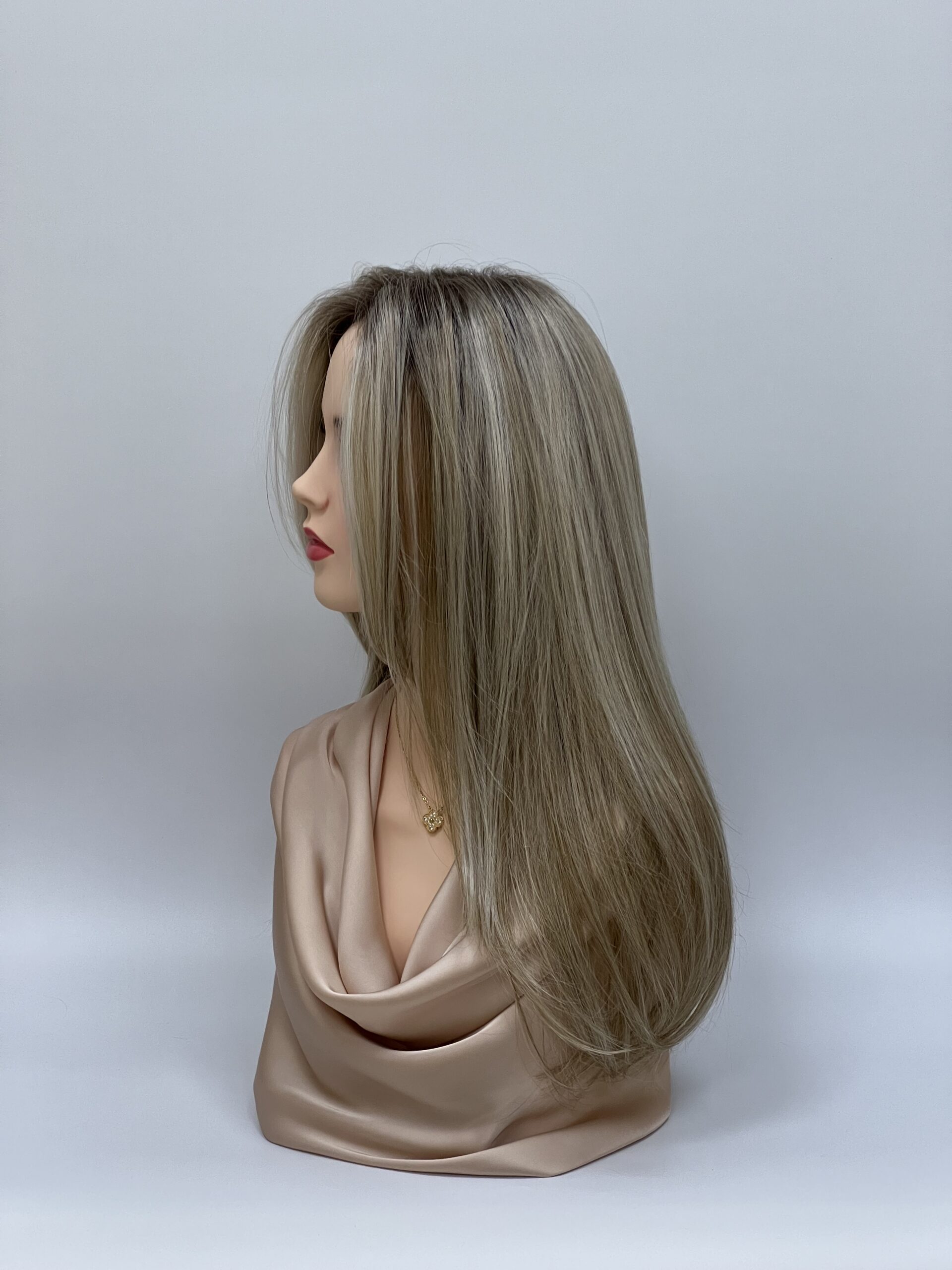 GLOWFIBER perukas Šaltas blondas 60cm - Image 2