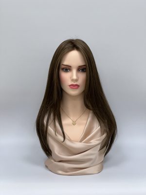 GLOWFIBER perukas Tamsiai ruda 55cm