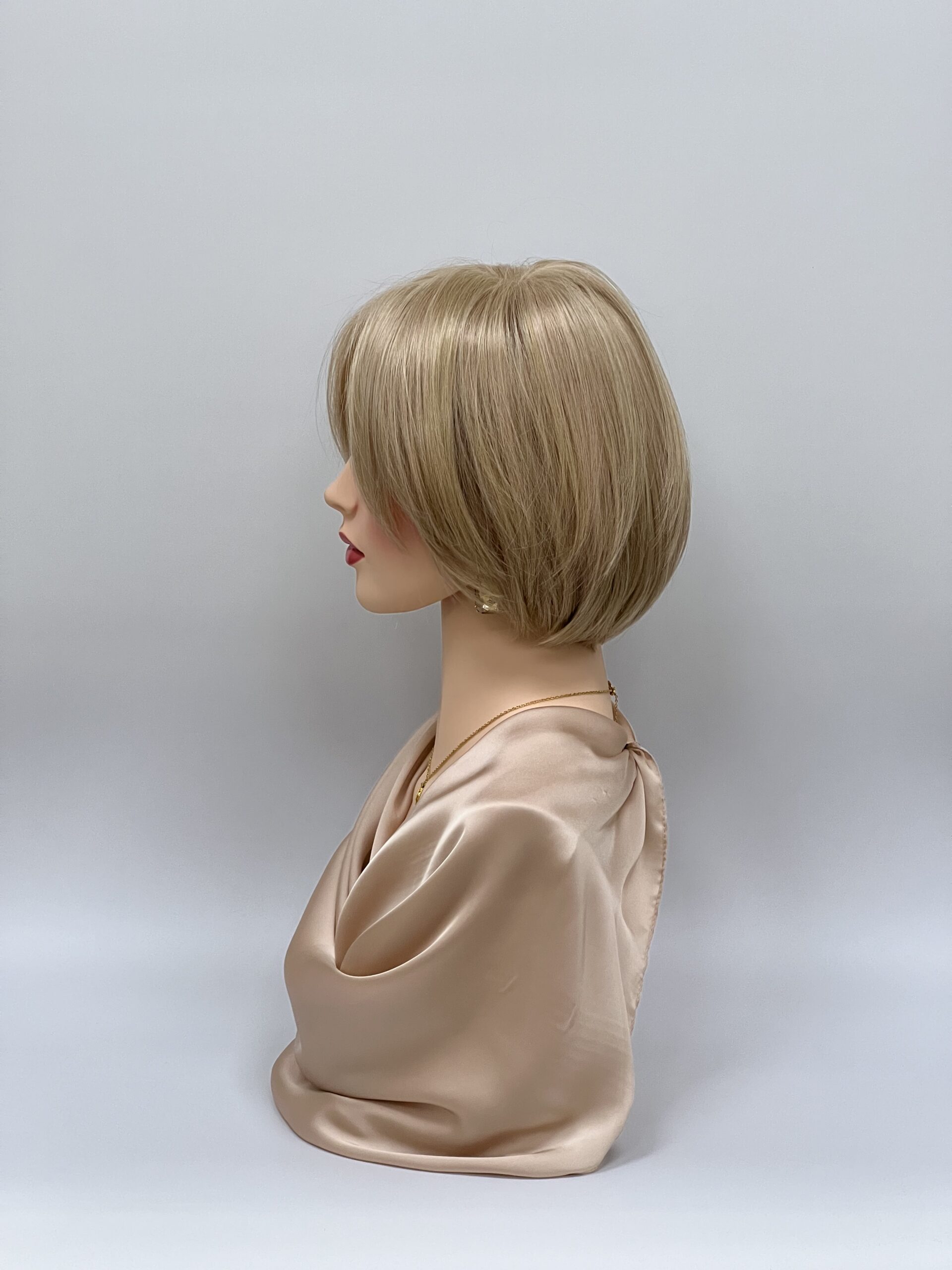 GLOWFIBER perukas Šviesi pelenų blondinė Bob - Image 2