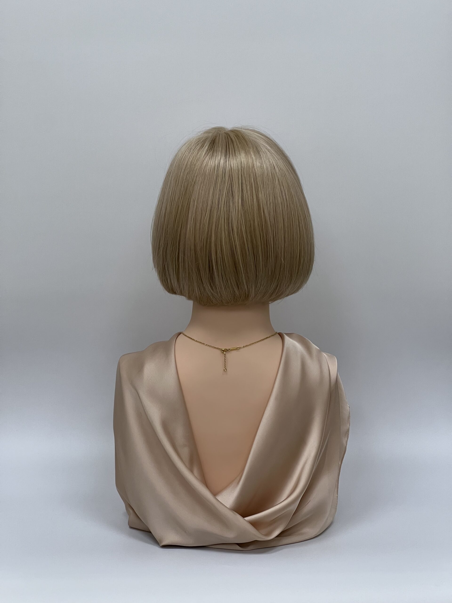 GLOWFIBER perukas Šviesi pelenų blondinė Bob - Image 3