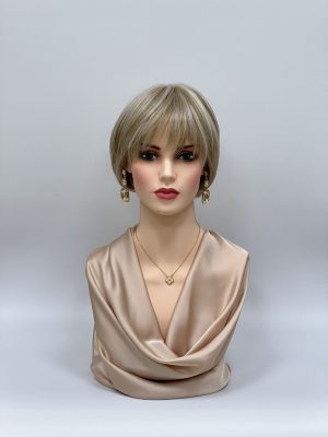GLOWFIBER perukas Vanilinė blondinė Bob