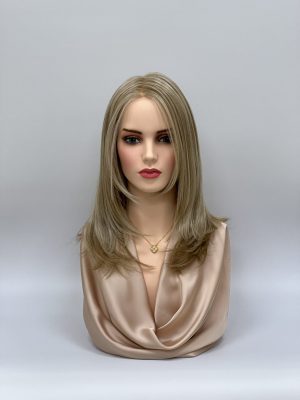 GLOWFIBER perukas Smėlinė blondinė 45cm