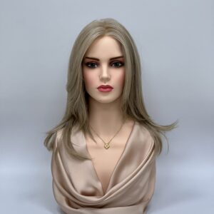 GLOWFIBER perukas Pelenų smėlio blondinė 45cm