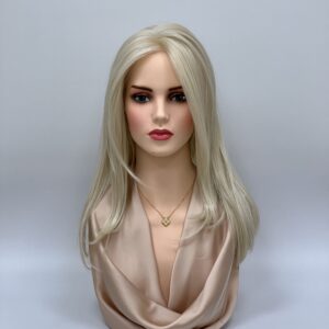 GLOWFIBER perukas Platininė blondinė 50cm