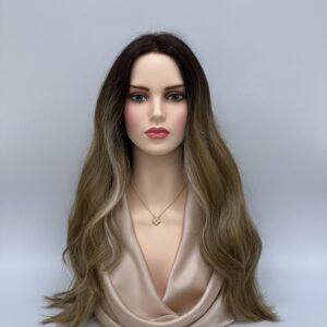 GLOWFIBER perukas Karamelinė ombre 65cm