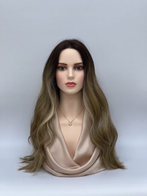 GLOWFIBER perukas Karamelinė ombre 65cm