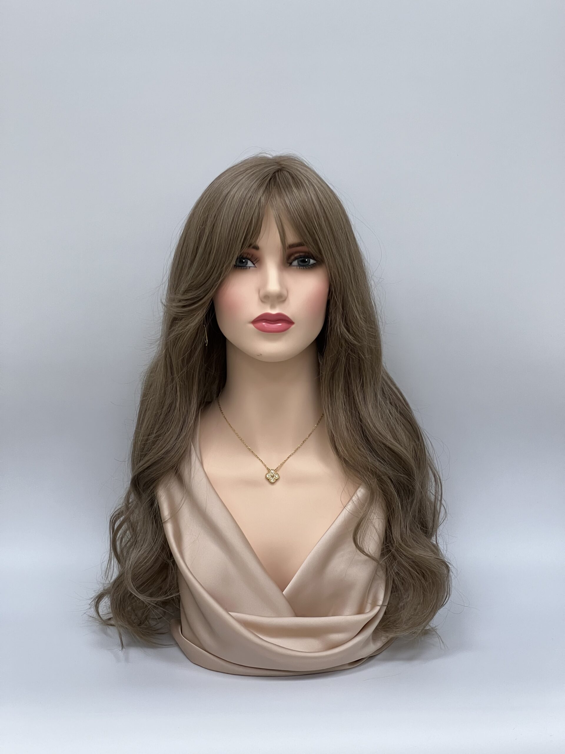 GLOWFIBER perukas Pelenų smėlio blondinė 65cm