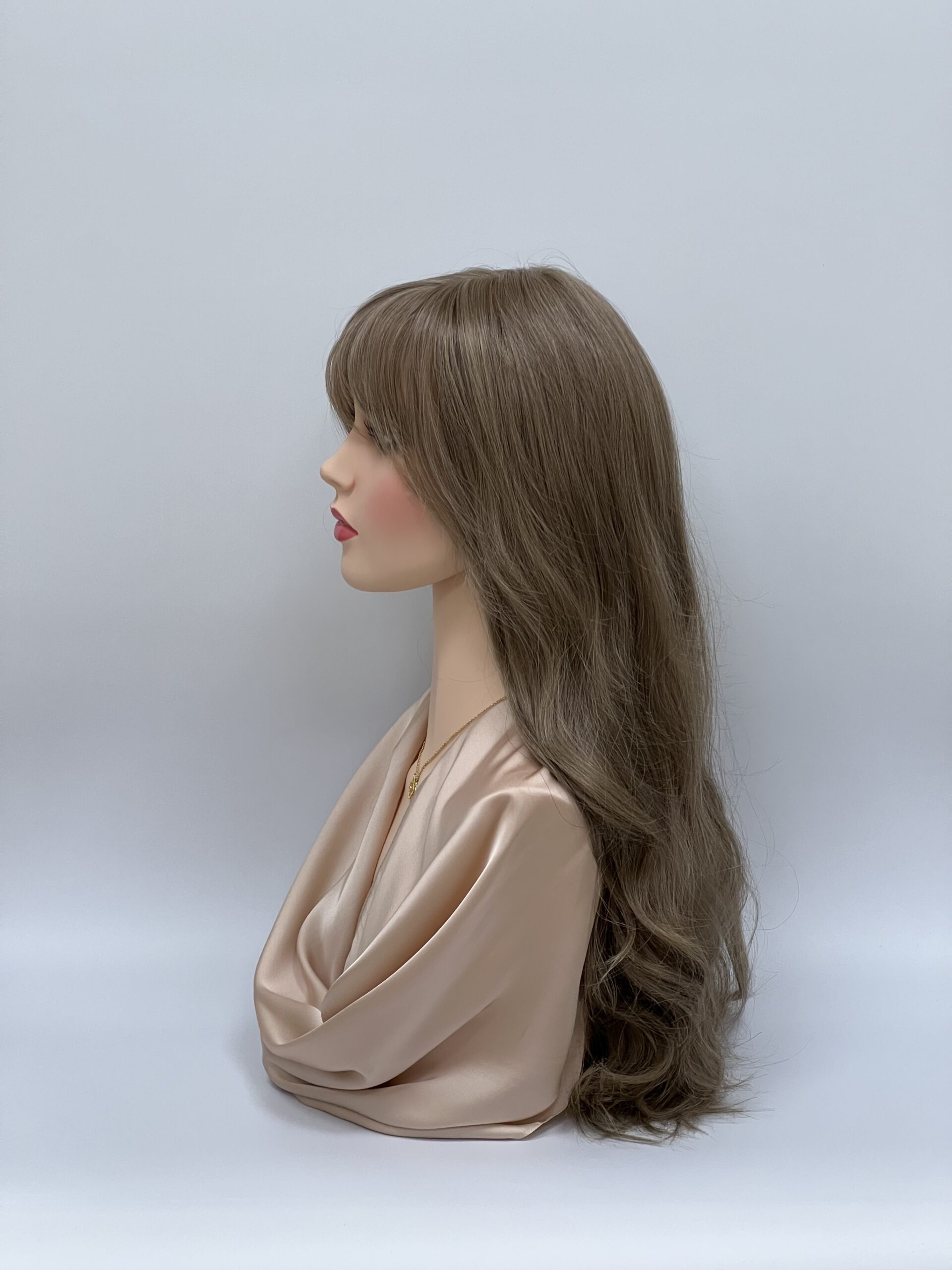 GLOWFIBER perukas Pelenų smėlio blondinė 65cm - Image 3
