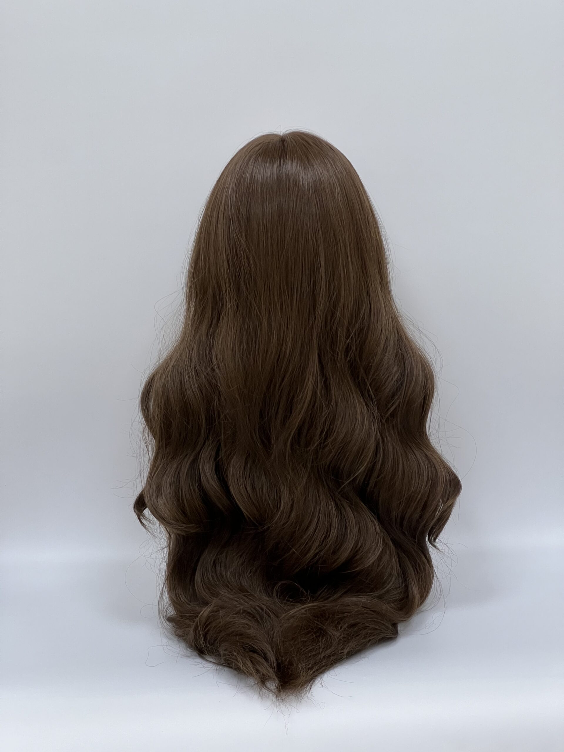GLOWFIBER perukas Šokoladinė ruda 65cm - Image 3