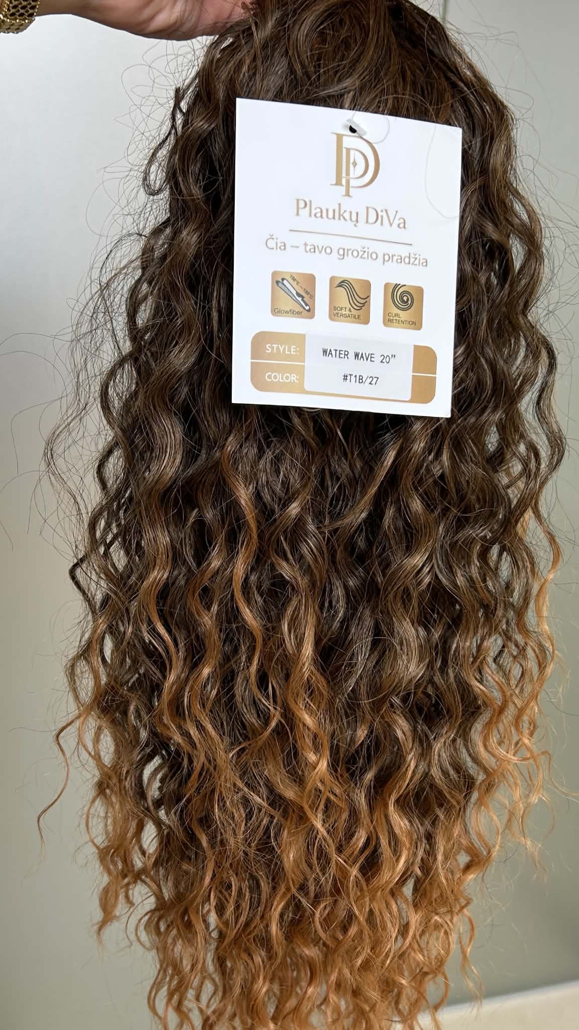 Afro šinjonas-uodega 50cm (+spalvos) - Image 2