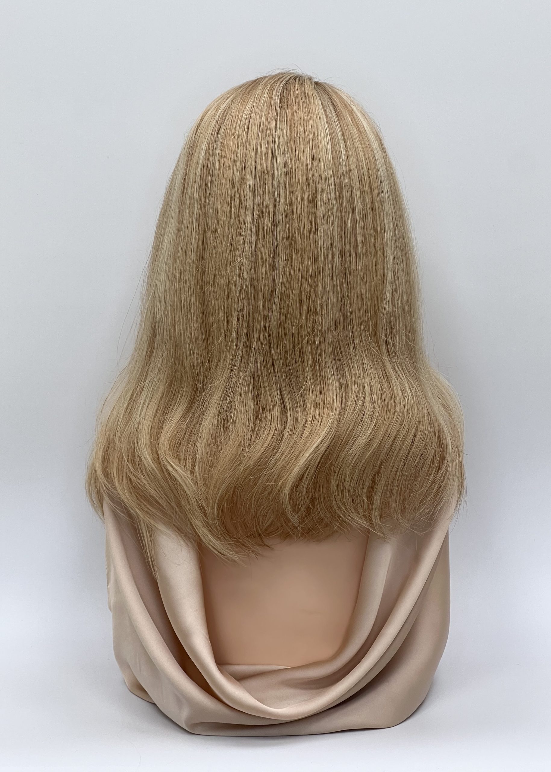 Natūralių plaukų medicininis perukas Šviesi auksinė blondinė - Image 5