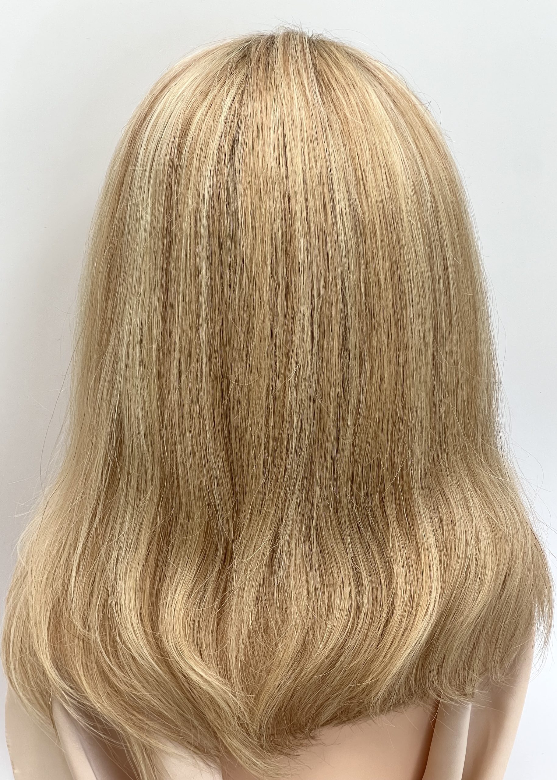Natūralių plaukų medicininis perukas Šviesi auksinė blondinė - Image 6