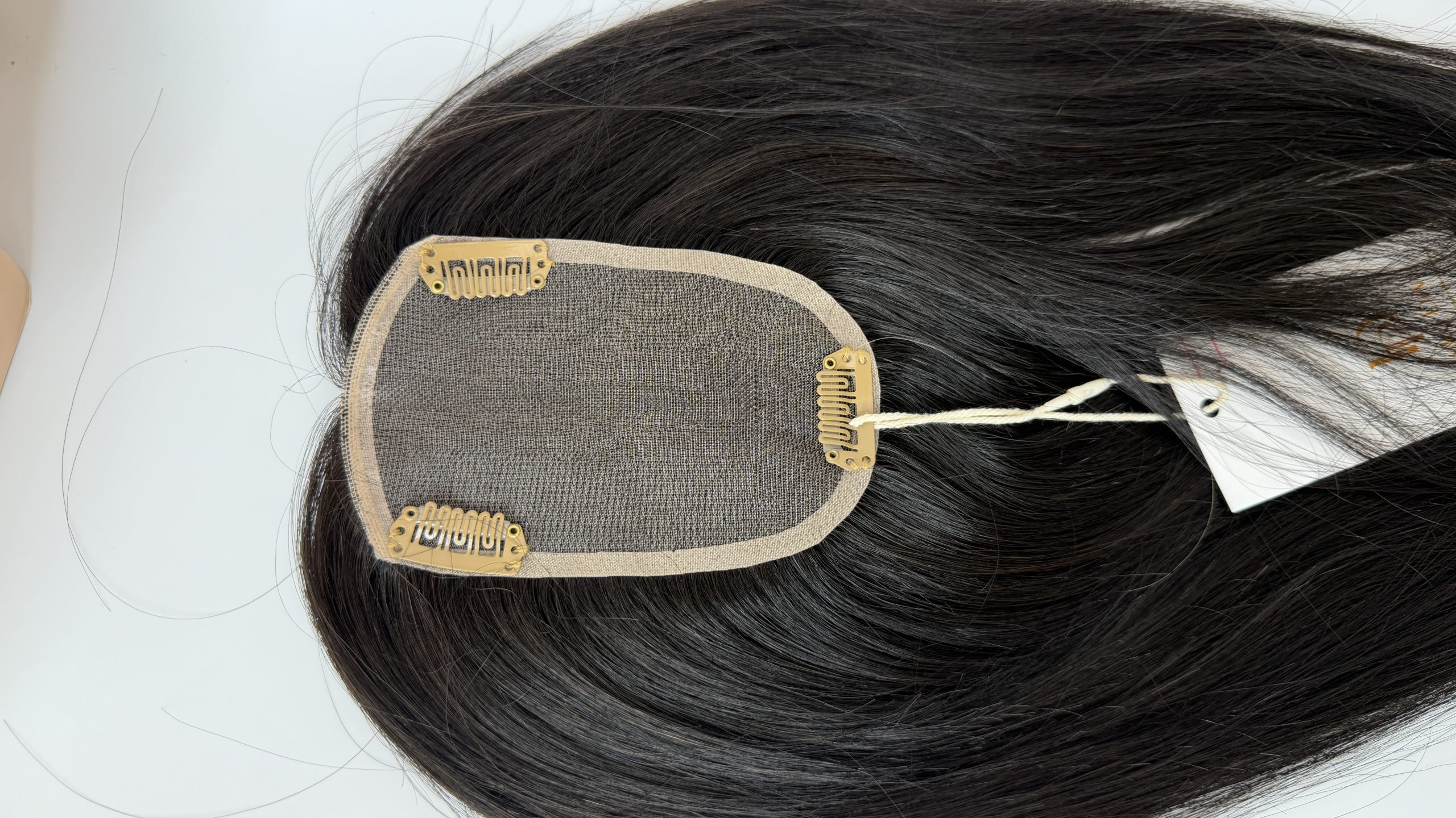 Plaukų viršugalvis (Topper) su Mono Baze – Natūrali Apimtis ir Lengvumas 40-45cm - Image 3