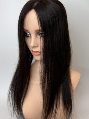 Premium šilko bazės plaukų (toperis) viršugalvis – Nepriekaištingas natūralumas ir apimtis 50-55cm